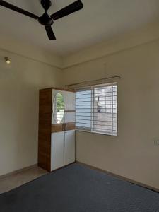 Bedroom Image of 750 Sq.ft 1 BHK Builder Floor for rent in Mahalakshmi Nagar Indore for Rs. 17000