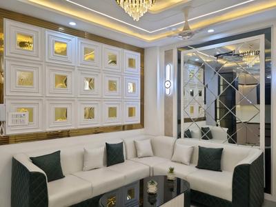 Living Room Image of 850 Sq.ft 3 BHK Apartment / Flat for sale in Saarthi Affordable Homes, Bindapur New Delhi for Rs. 5000000