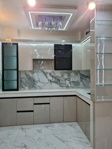 Kitchen Image of 900 Sq.ft 3 BHK Apartment / Flat for sale in Hans Builders Floor, Dwarka Mor New Delhi for Rs. 5900000