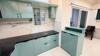 Kitchen Image of 1650 Sq.ft 3 BHK Apartment / Flat for rent in Spectra, Financial District Hyderabad for Rs. 85000