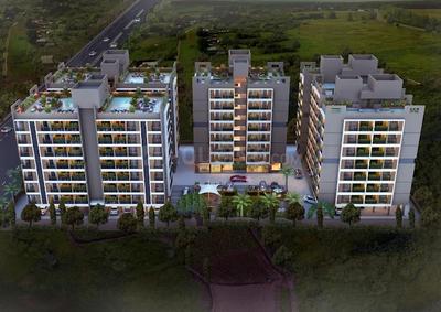 Image of 1200 Sq.ft 2 BHK Apartment / Flat for sale in Rudra Infinity, Sargasan, Gandhinagar for Rs. 7000000