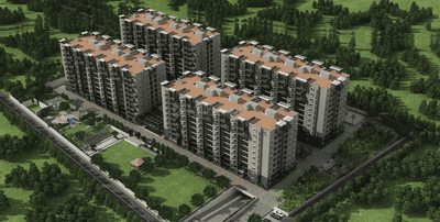 Image of 1074 Sq.ft 2 BHK Apartment / Flat for sale in Mahendra Aarna Tower 1 to 4, Electronic City, Bengaluru for Rs. 10900000