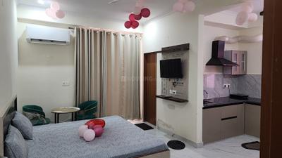 Bedroom Image of 542 Sq.ft 1 RK Apartment / Flat for rent in Karolan Ka Barh Jaipur for Rs. 16000