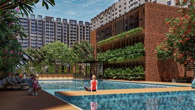 Image of 1074 Sq.ft 2 BHK Apartment / Flat for sale in Kohinoor Central Park Phase II, Maan, Pune for Rs. 7200000
