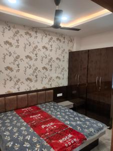 Bedroom Image of 500 Sq.ft 1 BHK Builder Floor for rent in Mahalakshmi Nagar Indore for Rs. 16000