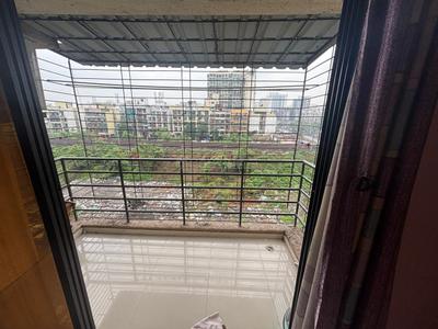 Balcony Image of 450 Sq.ft 1 BHK Apartment / Flat for rent in Unnati Tower, Ulwe Navi Mumbai for Rs. 14000