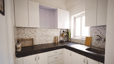 Kitchen Image of 842 Sq.ft 2 BHK Apartment / Flat for sale in Anthem French Apartments, Noida Extension Greater Noida for Rs. 7700000