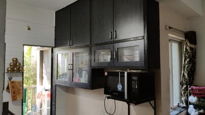 Kitchen Image of 525 Sq.ft 2 BHK Apartment / Flat for sale in Munjka Rajkot for Rs. 3800000