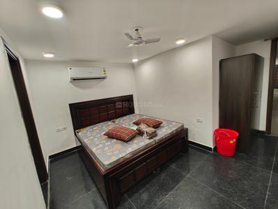 Bedroom Image of 300 Sq.ft 1 RK Builder Floor for rent in Lajpat Nagar New Delhi for Rs. 36000