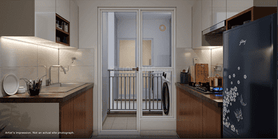 Image of 1121 Sq.ft 3 BHK Apartment / Flat for sale in Godrej Parkridge, Manjari Khurd, Pune for Rs. 11000000