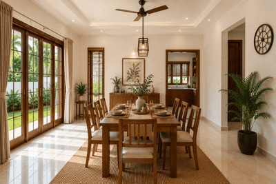 Kitchen Image of 2000 Sq.ft 3 BHK Villa for sale in Chembukkav Thrissur for Rs. 11800000