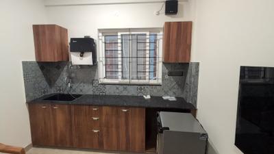 Kitchen Image of 500 Sq.ft 1 BHK Builder Floor for rent in BTM Layout Bengaluru for Rs. 35000