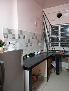 Kitchen Image of 779 Sq.ft 1 BHK Builder Floor for sale in New Town Kolkata for Rs. 3700000