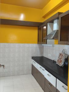 Kitchen Image of 2200 Sq.ft 3.5 BHK Apartment / Flat for rent in Unitech Uniworld City, New Town Kolkata for Rs. 46000