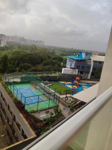 Balcony Image of 457 Sq.ft 1 BHK Apartment / Flat for rent in Ashar Arize, Kalwa Thane for Rs. 30000