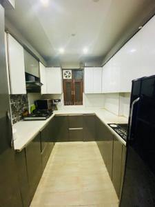 Kitchen Image of 1000 Sq.ft 3 BHK Builder Floor for rent in Matiala New Delhi for Rs. 25000