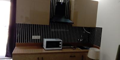 Kitchen Image of 400 Sq.ft 1 RK Builder Floor for rent in Sector 52 Gurgaon for Rs. 25500