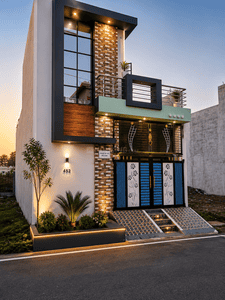 Image of 850 Sq.ft 2 BHK Independent House for sale in Atharva Real Pariyat Green Phase I, New Ranjhi, Jabalpur for Rs. 3550000