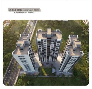 Image of 1070 Sq.ft 2 BHK Apartment / Flat for sale in Dindoli, Surat for Rs. 2861000