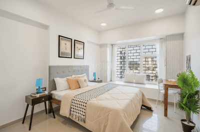 Bedroom Image of 1120 Sq.ft 3 BHK Apartment / Flat for sale in Srishti Synchronicity, Powai Mumbai for Rs. 33500000
