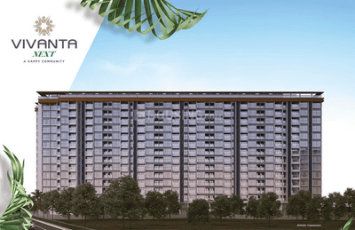 Image of 999 Sq.ft 2 BHK Apartment / Flat for sale in Vivanta Next, Tathawade, Pune for Rs. 4900000