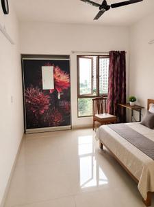 Bedroom Image of 1150 Sq.ft 3 BHK Apartment / Flat for rent in Siddha Eden Lakeville, Baranagar Kolkata for Rs. 30000