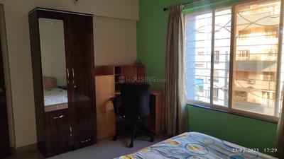 Bedroom Image of 1300 Sq.ft 3 BHK Apartment / Flat for rent in SSD Sai Orchards, Pimple Saudagar Pune for Rs. 35000