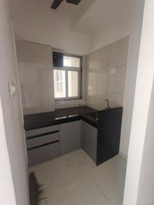 Kitchen Image of 650 Sq.ft 1.5 BHK Apartment / Flat for rent in Sativali Mumbai for Rs. 14000