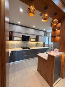 Kitchen Image of 1600 Sq.ft 3 BHK Apartment / Flat for rent in Omaxe The Palace, Gomti Nagar Lucknow for Rs. 60000
