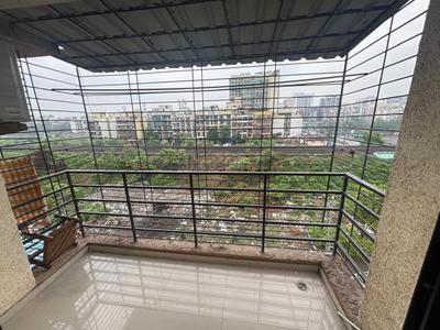 Balcony Image of 450 Sq.ft 1 BHK Apartment / Flat for rent in Unnati Tower, Ulwe Navi Mumbai for Rs. 14000