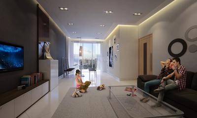 Hall Image of 1500 Sq.ft 3 BHK Apartment / Flat for sale in Arch Starwood Tower, Chinar Park Kolkata for Rs. 18500000