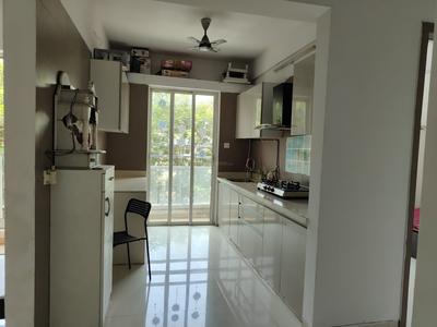 Kitchen Image of 1300 Sq.ft 2 BHK Apartment / Flat for rent in Airoli Navi Mumbai for Rs. 55000