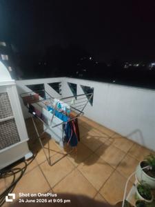 Balcony Image of 640 Sq.ft 1 BHK Apartment / Flat for rent in Nirman Nadbramha Society, Warje Pune for Rs. 18000