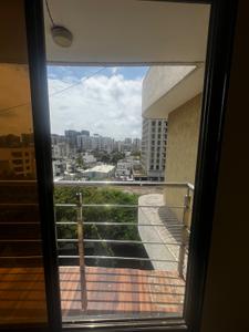 Balcony Image of 1500 Sq.ft 3 BHK Apartment / Flat for rent in Vesu Surat for Rs. 30000