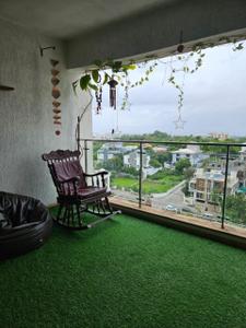 Balcony Image of 1985 Sq.ft 3 BHK Apartment / Flat for rent in Acropolis Nine Hills, Kondhwa Pune for Rs. 75000