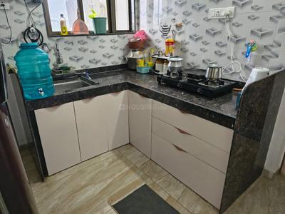 Kitchen Image of 1000 Sq.ft 2 BHK Apartment / Flat for rent in Bappa Towers, Maan Pune for Rs. 26000