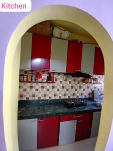 Kitchen Image of 1100 Sq.ft 3 BHK Builder Floor for sale in Joka Kolkata for Rs. 4100000