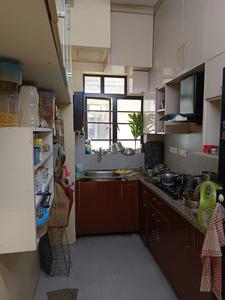 Kitchen Image of 1589 Sq.ft 3 BHK Apartment / Flat for sale in Mahadeo Om Skylark, Paikpara Kolkata for Rs. 17500000