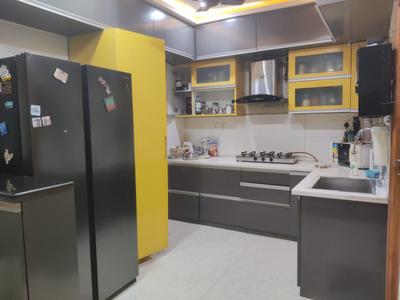 Kitchen Image of 1890 Sq.ft 3 BHK Apartment / Flat for rent in Crown Whistling Woods, Manchirevula Hyderabad for Rs. 72000