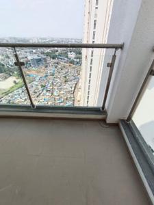 Balcony Image of 1000 Sq.ft 2 BHK Apartment / Flat for rent in Runal Spacio, Ravet Pune for Rs. 28000