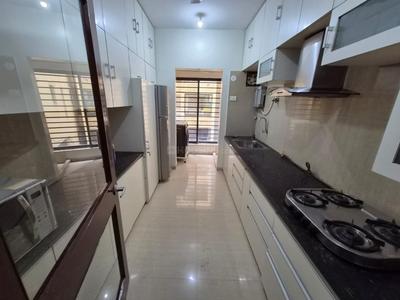 Kitchen Image of 1450 Sq.ft 3 BHK Apartment / Flat for rent in Clover Acropolis, Viman Nagar Pune for Rs. 75000