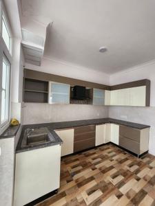Kitchen Image of 1850 Sq.ft 3 BHK Apartment / Flat for rent in Chandra Panorama, Ahmamau Lucknow for Rs. 35000