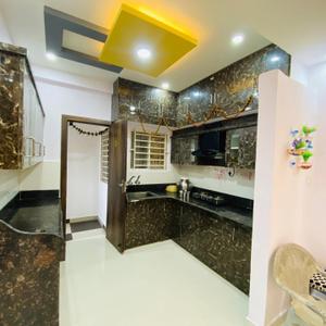 Kitchen Image of 900 Sq.ft 3 BHK Apartment / Flat for sale in Aashima Royal City, Hoshangabad Road Bhopal for Rs. 5000000