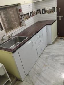 Kitchen Image of 550 Sq.ft 1 BHK Builder Floor for rent in Financial District Hyderabad for Rs. 26000