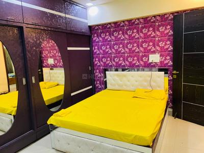 Bedroom Image of 1950 Sq.ft 3 BHK Apartment / Flat for rent in Kesar Harmony, Kharghar Navi Mumbai for Rs. 115000