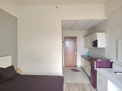 Bedroom Image of 435 Sq.ft 1 RK Apartment / Flat for rent in Paramount Pine And Oak Studio, Surajpur Greater Noida for Rs. 15000