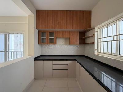 Kitchen Image of 1450 Sq.ft 3 BHK Apartment / Flat for rent in Thanisandra Bengaluru for Rs. 38575