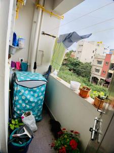 Balcony Image of 655 Sq.ft 1 BHK Apartment / Flat for rent in Doddanekundi Bengaluru for Rs. 24500