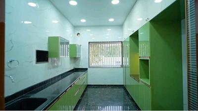 Kitchen Image of 2100 Sq.ft 3 BHK Builder Floor for rent in Vijayanagar Bengaluru for Rs. 70000