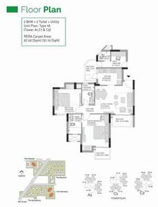 Image of 1757 Sq.ft 3 BHK Apartment / Flat for sale in Experion The Heartsong, Sector 108, Gurgaon for Rs. 19400000